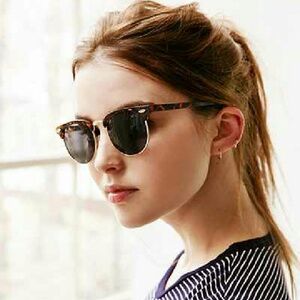 UV400 Fashion Sunglasses UVA/UVB Half Metal Frame Sunnies